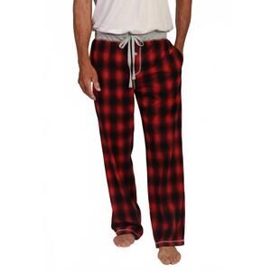 NEW TRUE GRIT alpine flannel pants in red/black